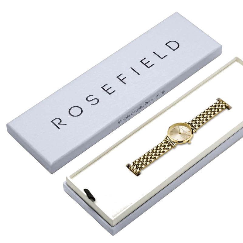 Rosefield SCGSG S05 Small Edit Champagne Women's Bracelet Watch