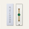 Rosefield SEEGMG-SE72 Small Edit Emerald Mesh Women's Bracelet Watch