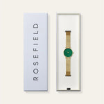 Rosefield SEEGMG-SE72 Small Edit Emerald Mesh Women's Bracelet Watch