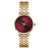 Rosefield SEGSG-SE01 Small Edit Burgundy Women's Bracelet Watch