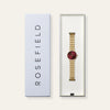 Rosefield SEGSG-SE01 Small Edit Burgundy Women's Bracelet Watch