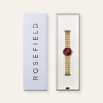 Rosefield SEGSG-SE01 Small Edit Burgundy Women's Bracelet Watch