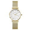 Rosefield SMGMG S06 Small Edit Mesh Gold Women's Bracelet Watch