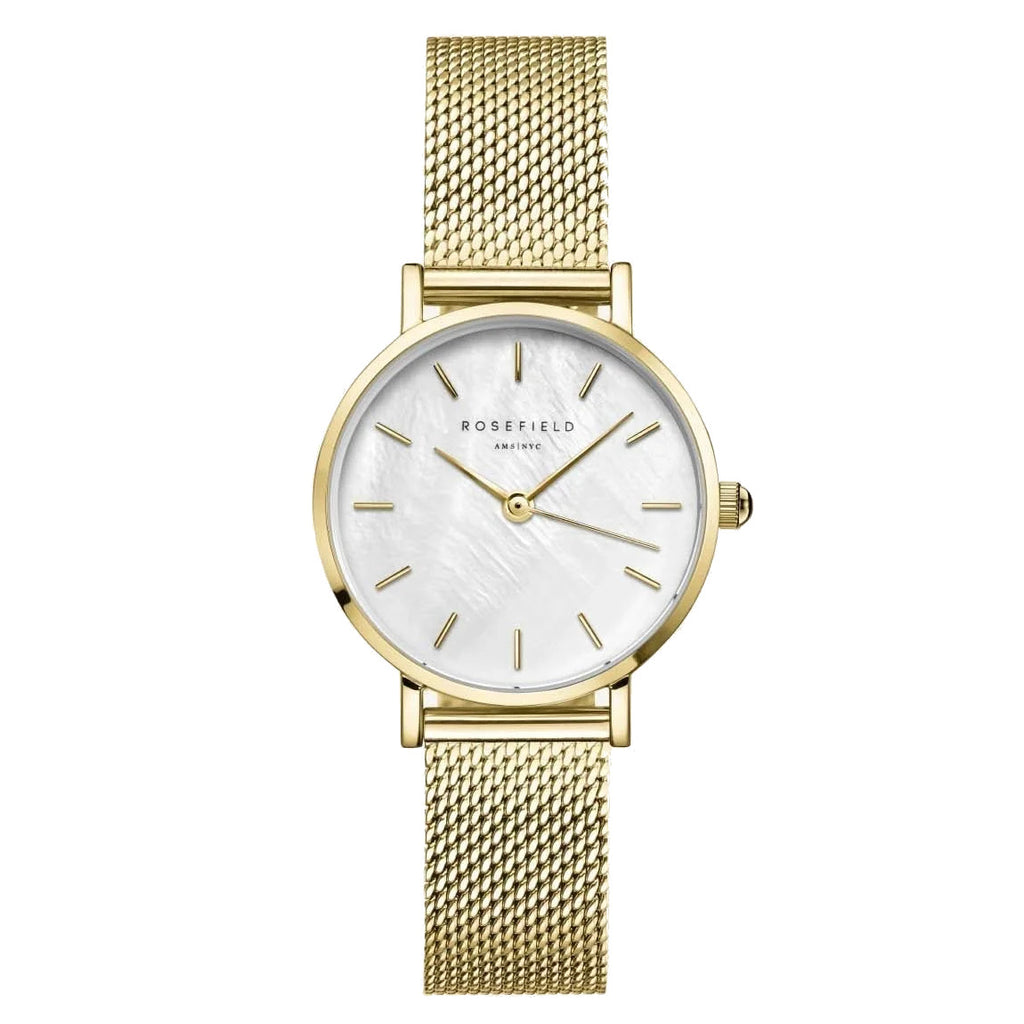 Rosefield SMGMG S06 Small Edit Mesh Gold Women's Bracelet Watch