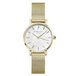 Rosefield SMGMG S06 Small Edit Mesh Gold Women's Bracelet Watch