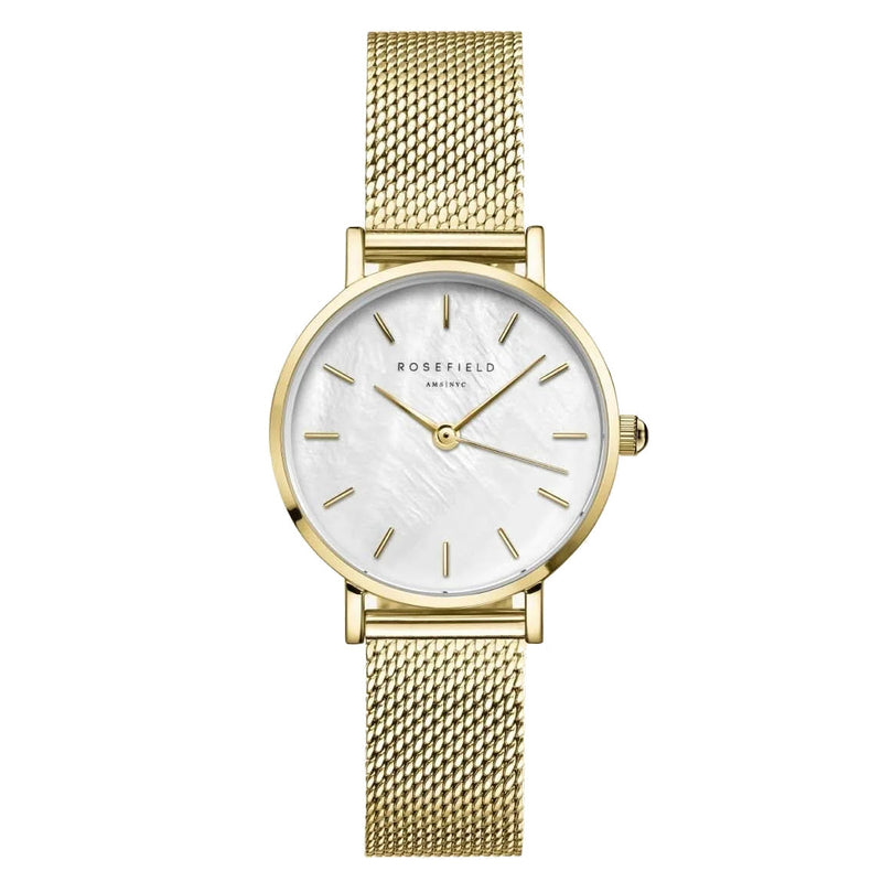 Rosefield SMGMG S06 Small Edit Mesh Gold Women's Bracelet Watch