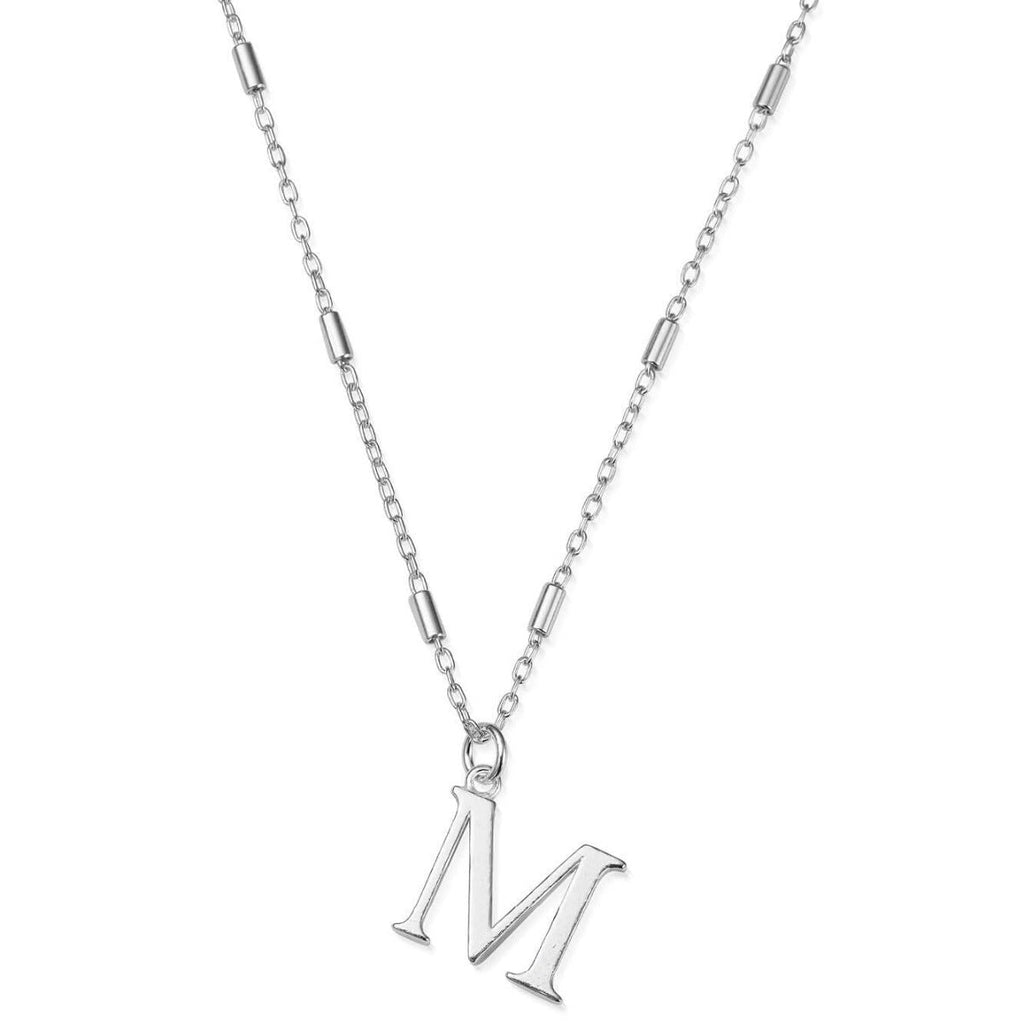Chlobo Silver Iconic Initial Necklace - M