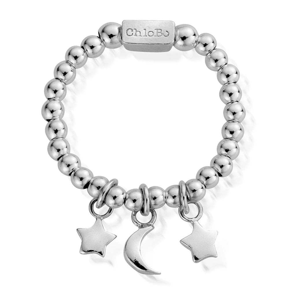 Chlobo Silver Triple Night Sky Ring