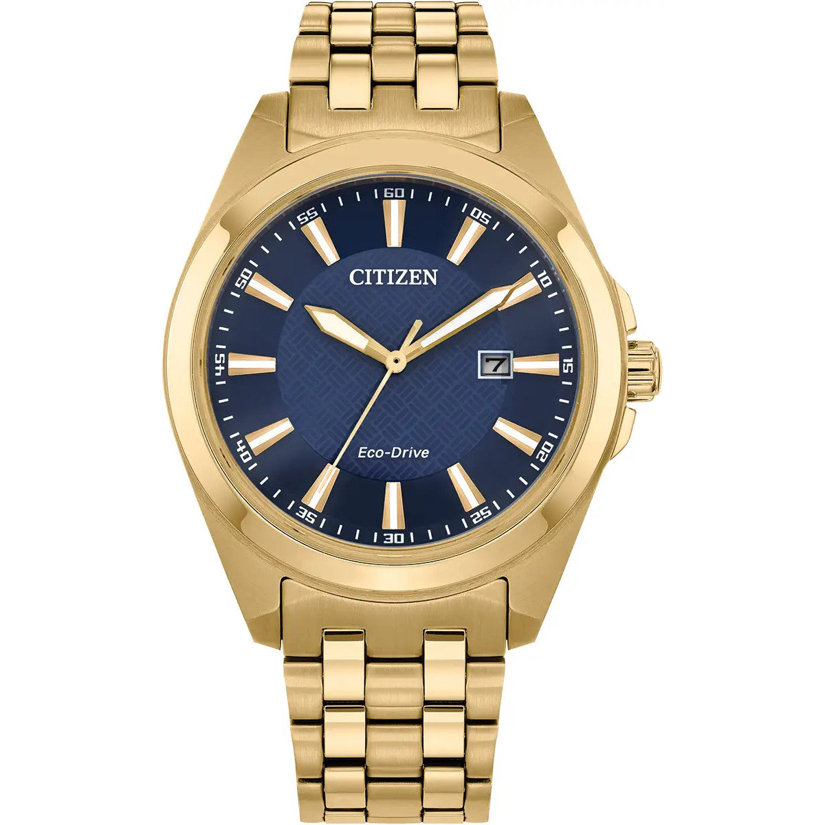 Citizen men's blue dial 2025 stainless steel bracelet watch