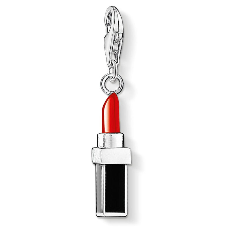 Thomas Sabo Charm Pendant Red Lipstick Silver