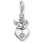 Thomas Sabo Charm Pendant Guardian Angel with Heart Silver