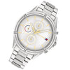 Tommy Hilfiger 1782502 Arianna Women's Silver White Dial Stainless Steel Bracelet Watch