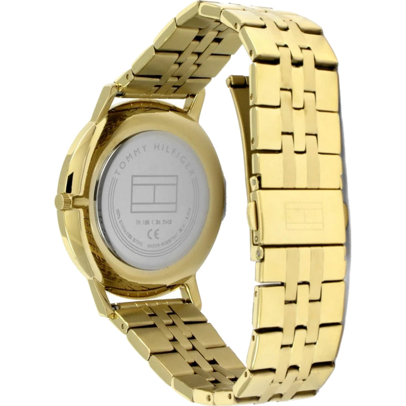 Tommy Hilfiger 1791513 Men's Cooper Gold/Blue Bracelet Watch