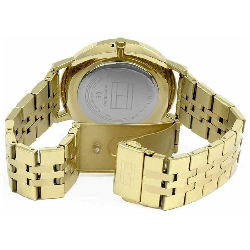 Tommy Hilfiger 1791513 Men's Cooper Gold/Blue Bracelet Watch