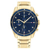Tommy Hilfiger 1791834 Parker Gold/Blue Men's Watch