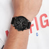 Tommy Hilfiger 1792062 Lars Men's Black Dial Black Leather Strap Watch