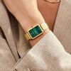 Cluse CW11502 Women's Fluette Steel Green, Gold Colour Watch