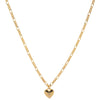 24KAE 32408Y Necklace with Heart and Stone