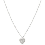 24KAE 32409S Necklace with Vintage Look Heart