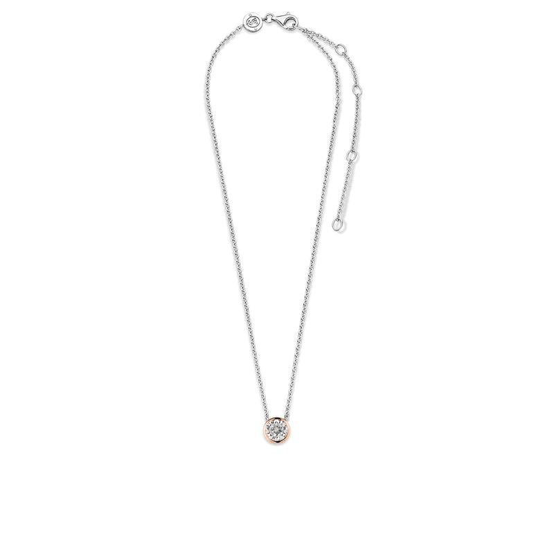 Ti Sento 3845ZR/42 Milano Rose-Gold Plating Necklace