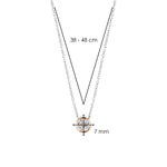 Ti Sento 3845ZR/42 Milano Rose-Gold Plating Necklace