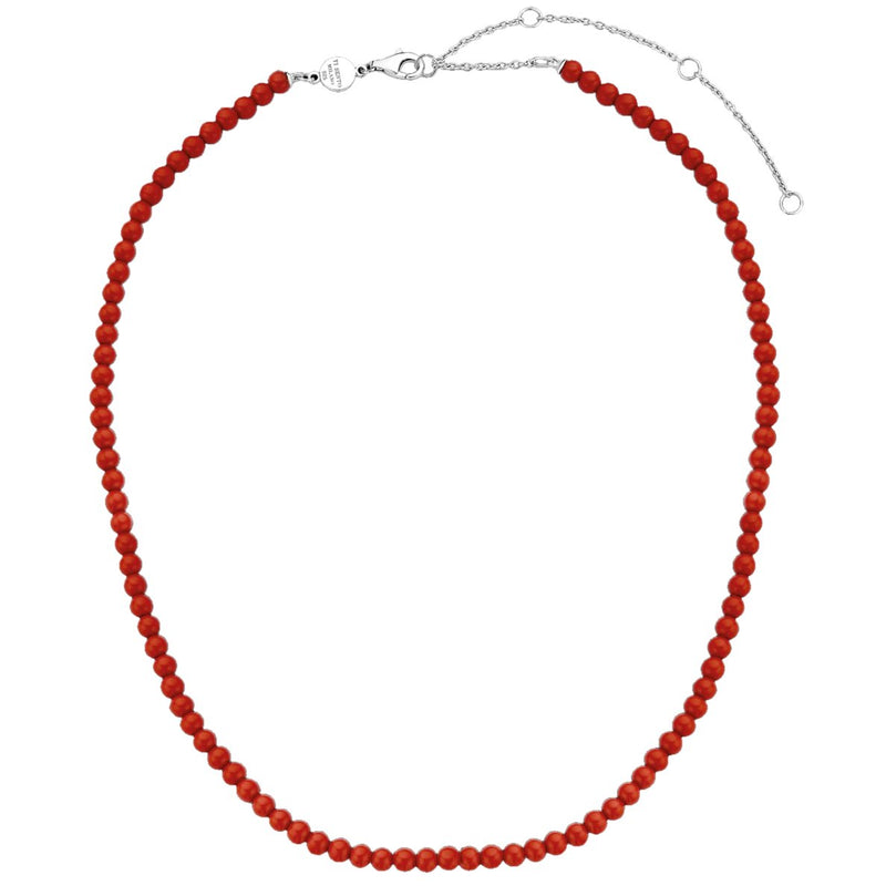 Ti Sento 3916cr/42 Milano Coral Red Stones Necklace