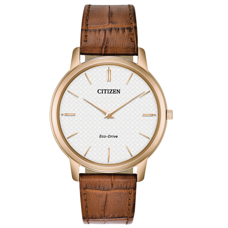 Citizen AR1133-15A Stiletto Brown Leather Strap Buckle Watch