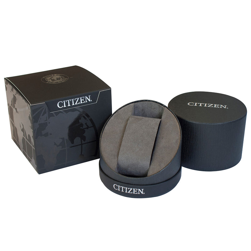 Citizen BX1003-08E Black Leather Strap Buckle Men's Watch