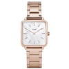 Cluse CL60027S La Tétragone Steel White Pearl Rose Gold Colour Watch