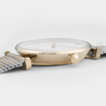 Cluse CL61002 Triomphe Mesh Gold Bicolour Watch