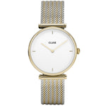 Cluse CL61002 Triomphe Mesh Gold Bicolour Watch