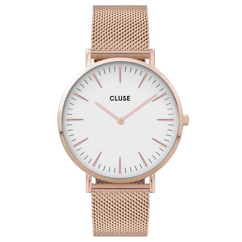 Cluse CW0101201001 La Bohème Mesh Rose Gold/ Rose Gold Watch