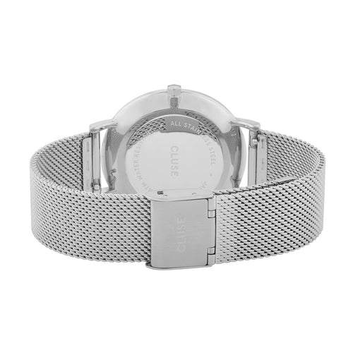 Cluse CW0101201002 La Bohème Mesh Silver White/Silver Watch