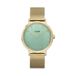 Cluse CW0101201027 La Bohème Mesh Gold Stone Green/Gold Watch