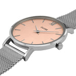 Cluse CW0101203029 Minuit Mesh Silver Rose Gold/Silver Watch