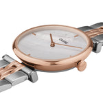 Cluse CW0101208015 Triomphe 5-Link Rose Gold White Pearl/Silver/Rose Gold Watch