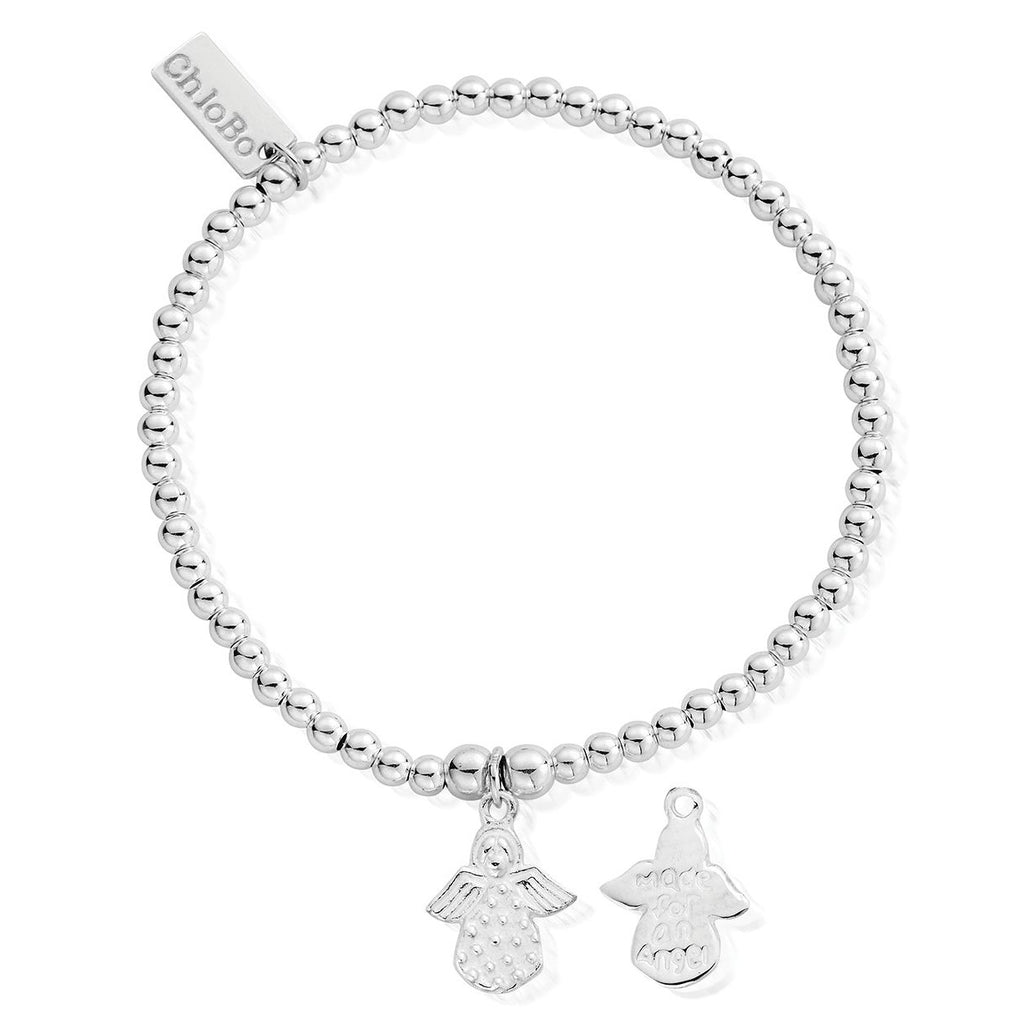 Chlobo Cute Charm Made For An Angel Bracelet - Silver