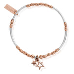 Chlobo Double Star Bracelet - Rose Gold