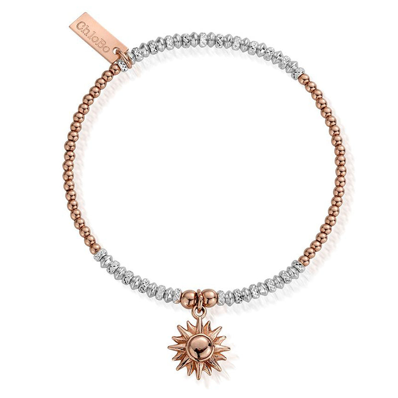Chlobo Sparkle Sun Bracelet - Rose Gold