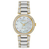 Citizen EMO844-58D Silhouette Crystal Ladie's Two Tone Stainless Steel Bracelet Watch