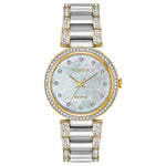 Citizen EMO844-58D Silhouette Crystal Ladie's Two Tone Stainless Steel Bracelet Watch