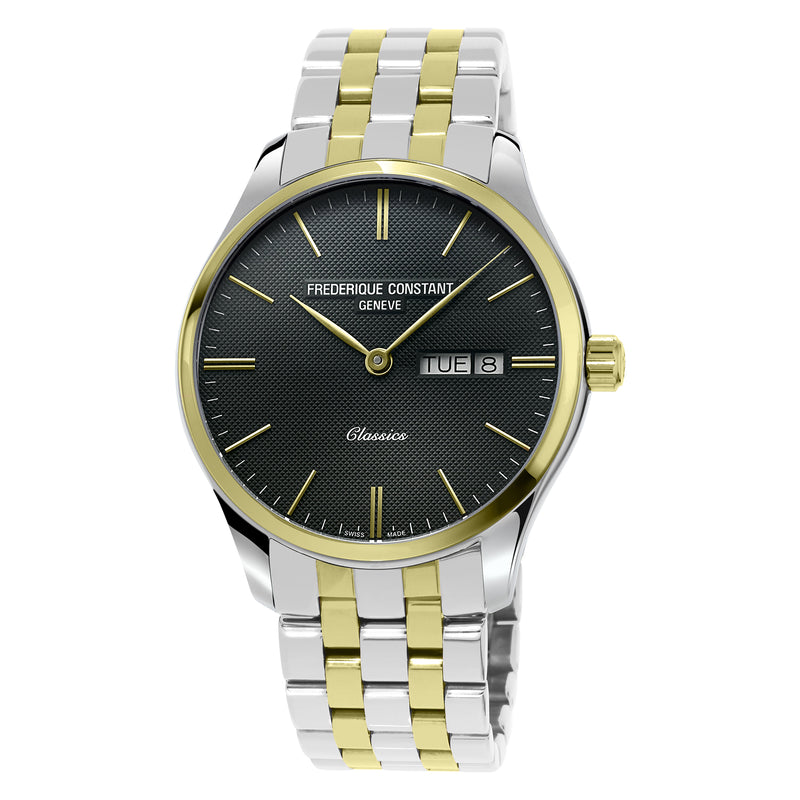 Frederique Constant FC-225GT5B3B Classics Day-Date Gents Bracelet Watch