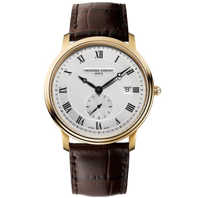 Frederique Constant FC-245M5S5 Classics Slimline Small Seconds Strap Leather Gents Watch