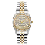 Jaques du Manoir JWL01103 Inspiration Glamour Gold With Stones Silver-Gold Bracelet Watch
