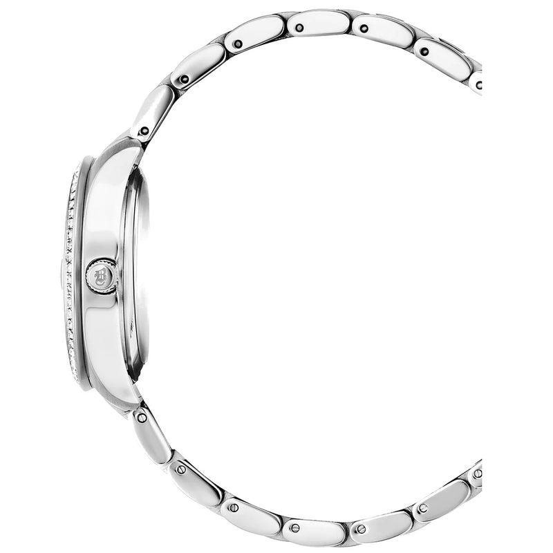 Jaques du Manoir JWL01901 Inspiration Elegance White Stones Silver Bracelet Watch