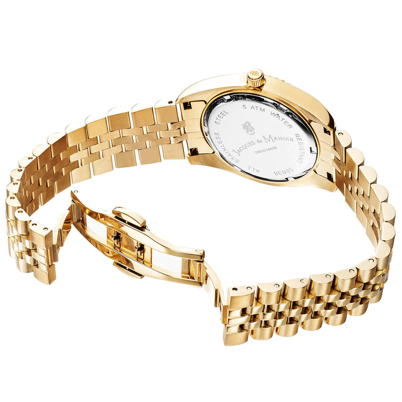 Jaques du Manoir NRO.21 Inspiration Black Gold Bracelet Watch