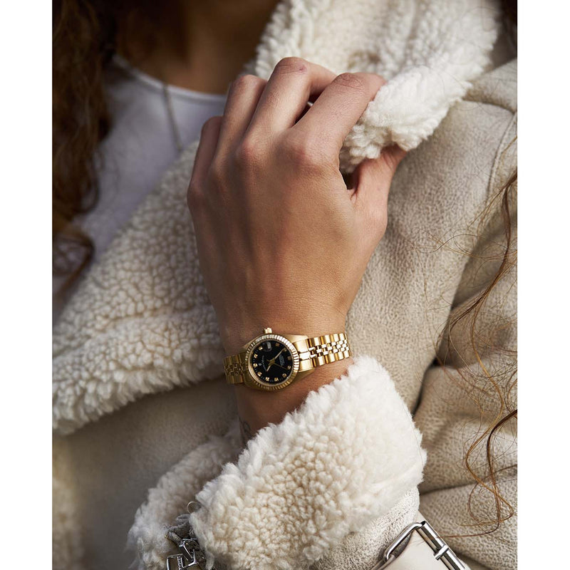 Jaques du Manoir NRO.22 Inspiration Black Gold Bracelet Watch