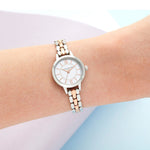 Olivia Burton OB16MC50 Mini Dial Wonderland Rose Gold Silver Bracelet Watch