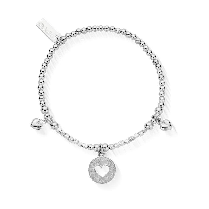 Chlobo Cute Charm Feather in Heart Bracelet – Bonds Jewellers NI