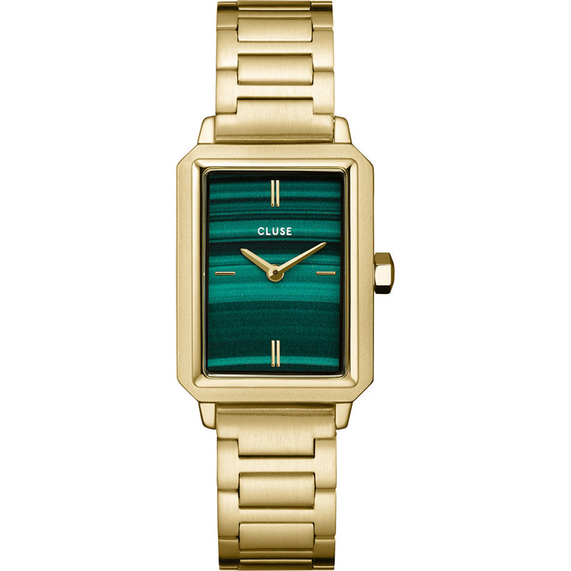 Cluse CW11502 Women's Fluette Steel Green, Gold Colour Watch